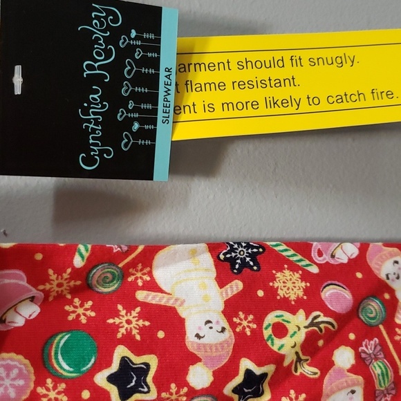 Cynthia Rowley NWT 2-piece Holiday Pajama Set - Picture 3 of 8